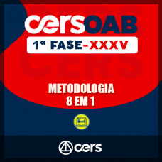OAB 35 - 1ª FASE XXXV (35) - METODOLOGIA 8 EM 1 -  CERS PARA O EXAME DE ORDEM - 2022