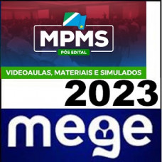 MP MS - PROMOTOR DE JUSTIÇA - RETA FINAL - PÓS EDITAL - 2023 – MEGE