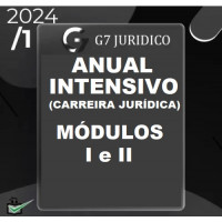 CURSO ANUAL INTENSIVO (MÓDULOS INTENSIVOS I E II) - G7 JURÍDICO 2024