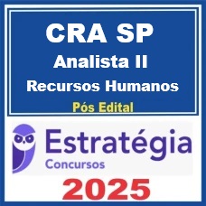 CRA SP (Analista II - Recursos Humanos)  - Estratégia 2025 (Pós-Edital)