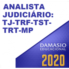 ANALISTA DE TRIBUNAIS FULL (DAMÁSIO 2020) TJ TRF TRT TST MP