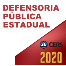 DEFENSORIA PÚBLICA ESTADUAL (CERS 2020)
