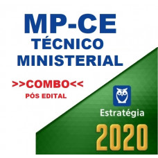 MPCE - TÉCNICO MINISTERIAL - TEORIA + PASSO ESTRATÉGICO - PÓS EDITAL - ESTRATÉGIA 2020