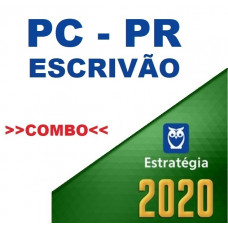 PC PR - ESCRIVÃO - POLÍCIA CIVIL DO PARANÁ - TEORIA + PASSO ESTRATÉGICO PCPR - ESTRATÉGIA 2020