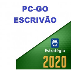 ESCRIVÃO - PC GO ( POLÍCIA CIVIL DE GOIÁS - PCGO ) - ESTRATEGIA 2020