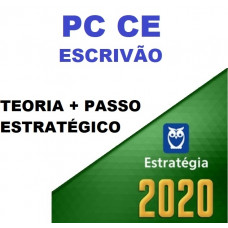 COMBO PC CE - ESCRIVÃO DE POLÍCIA - PCCE - TEORIA + PASSO ESTRATÉGICO - ESTRATEGIA 2020